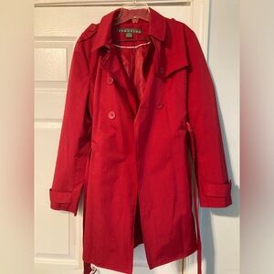 Kenneth Cole Reaction Red Coat Jacket Size XL